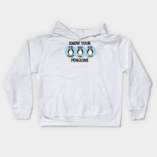 Know Your Penguins Kids Hoodie